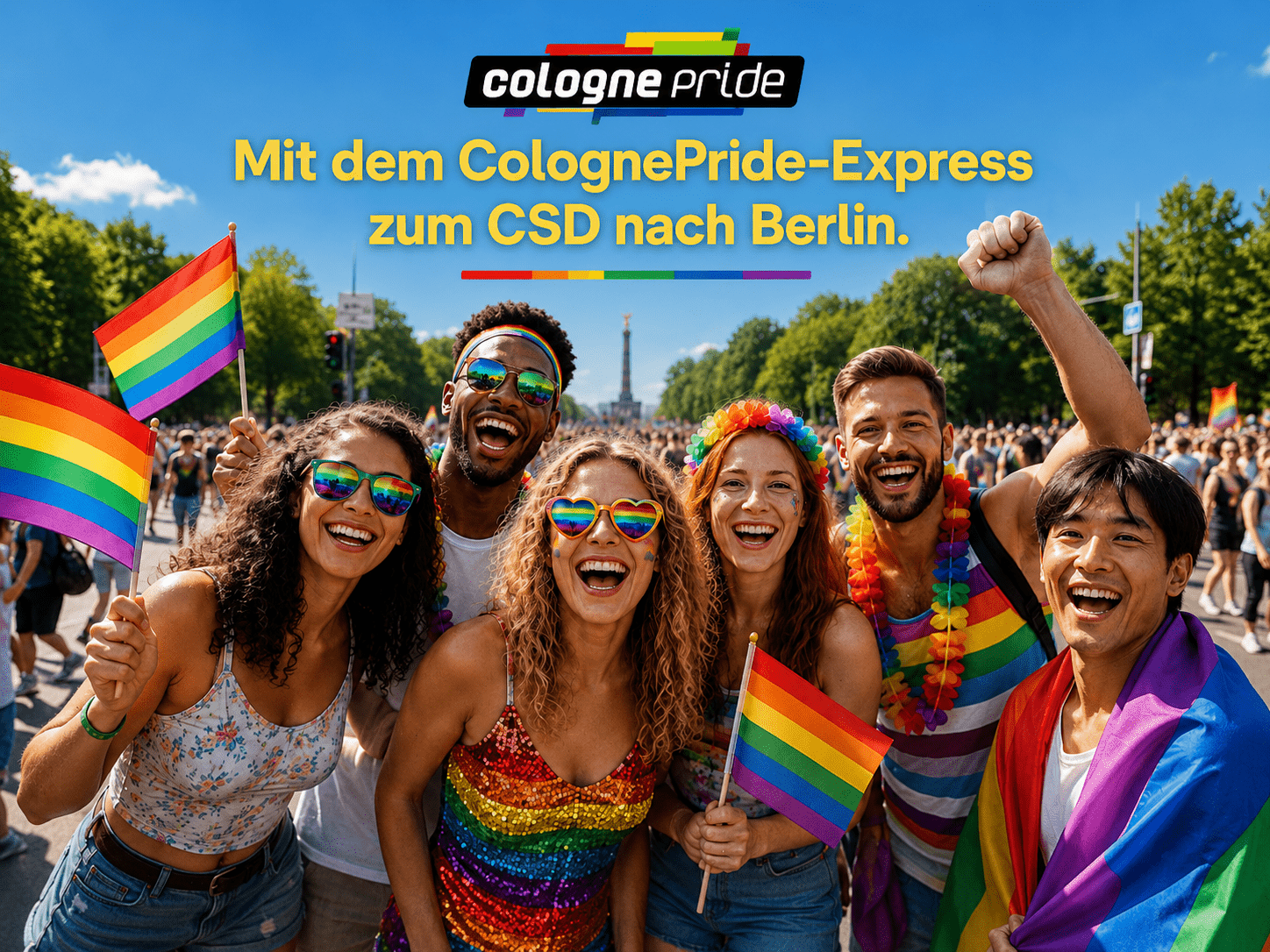 ColognePride-Express zum CSD in Berlin 2027 ColognePride-Express zum CSD in Berlin 2027